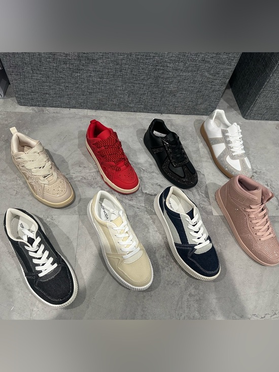 Shoes - Womens Bundle Casual Sneakers - Stylish Everyday Comfort